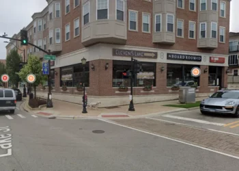 Location of the movie being shot in downtown libertyville